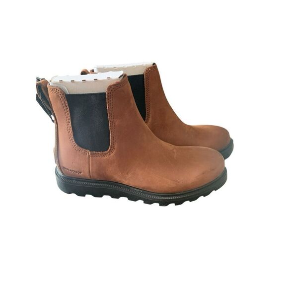 Sorel Ainsley Suede Chelsea Boots New with Box-  Size 5 - Picture 1 of 7